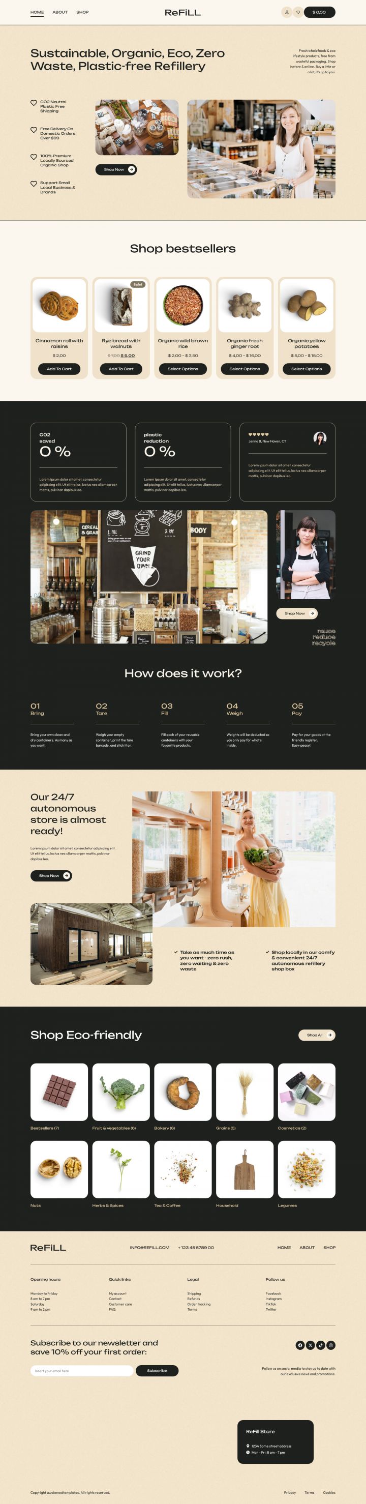 WordPress шаблон ThemeForest ReFill