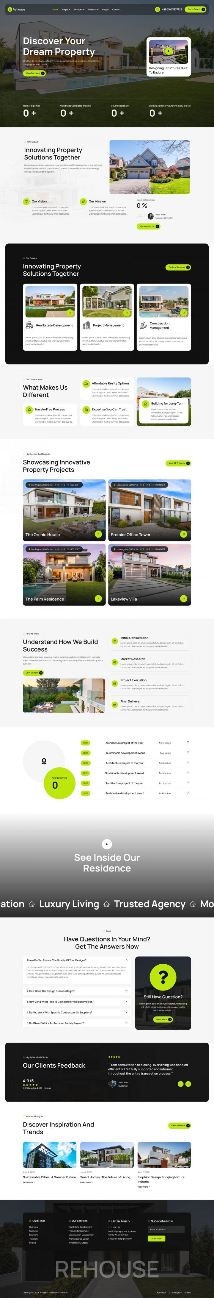 Шаблон ThemeForest Rehouse WordPress шаблон ThemeForest Rehouse