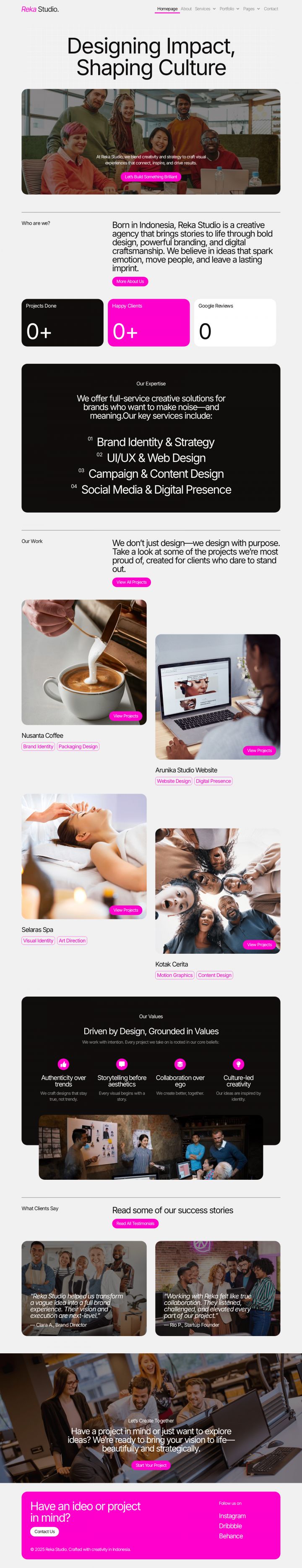 Шаблон ThemeForest RekaStudio WordPress шаблон ThemeForest RekaStudio