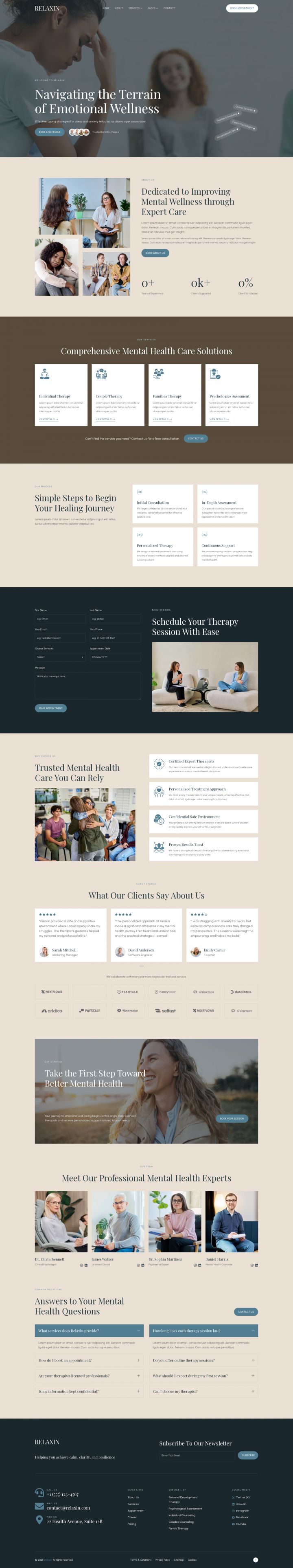 WordPress шаблон ThemeForest Relaxin