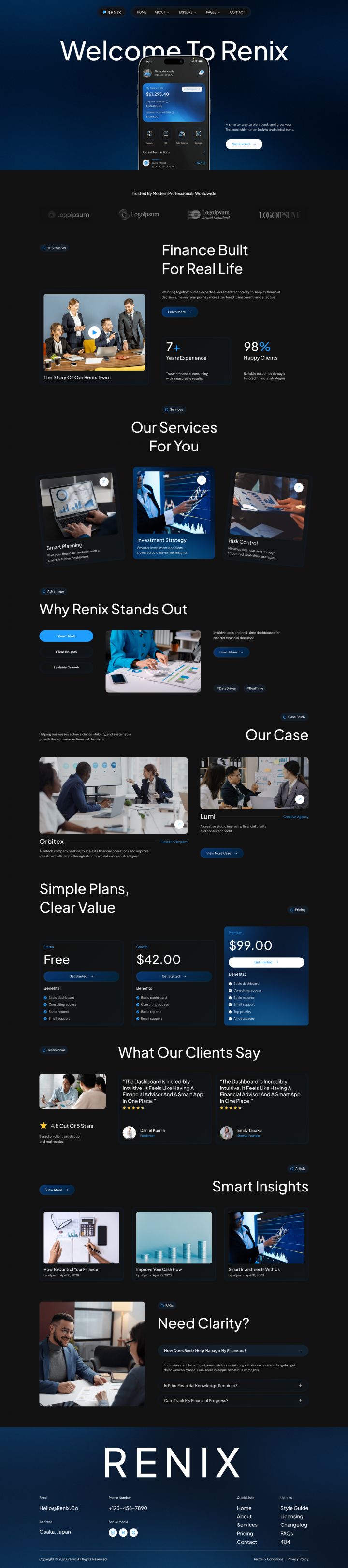 WordPress шаблон ThemeForest Renix