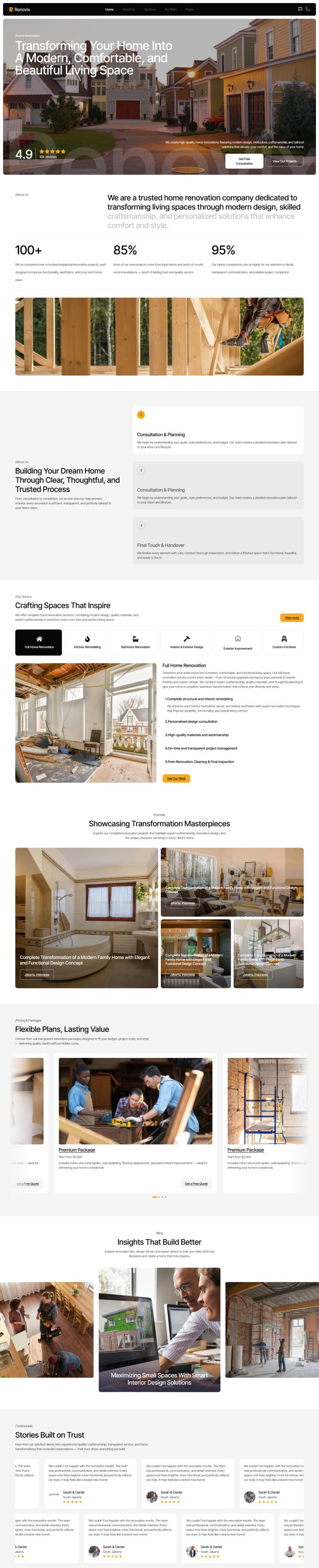 WordPress шаблон ThemeForest Renovix