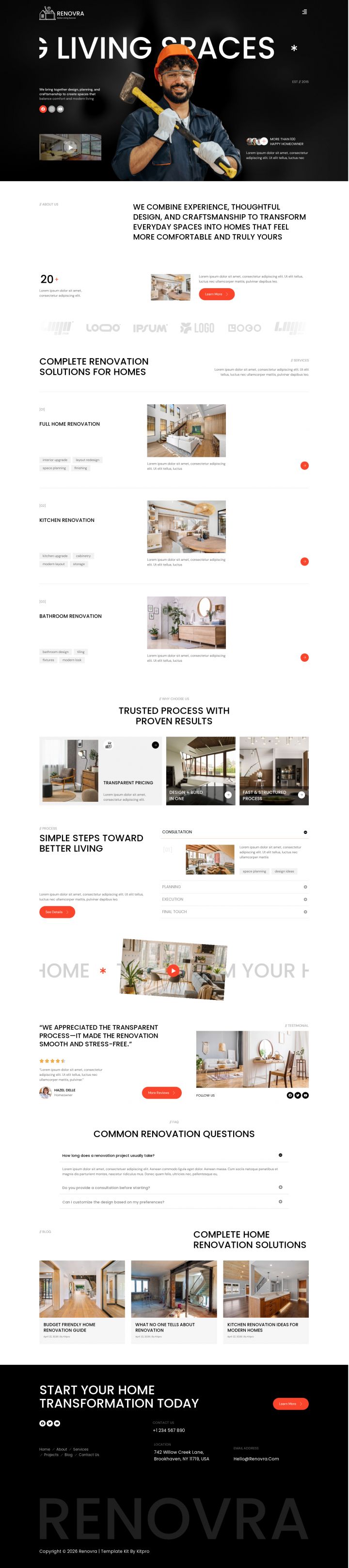 Шаблон ThemeForest Renovra WordPress шаблон ThemeForest Renovra