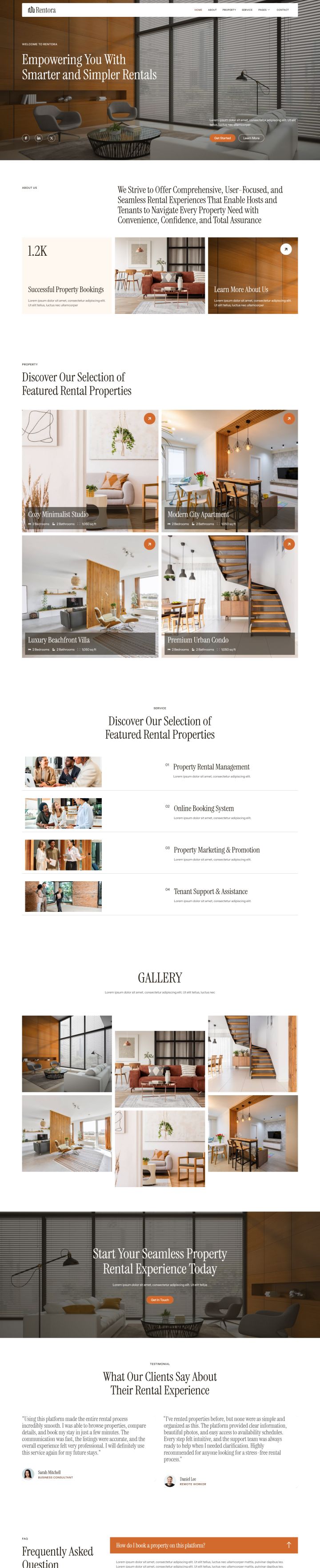 WordPress шаблон ThemeForest Rentora