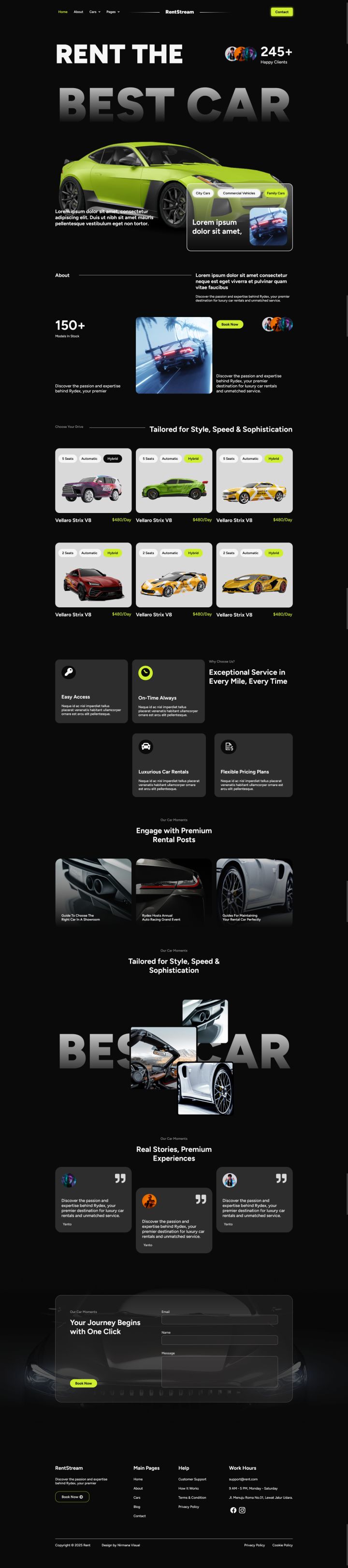 WordPress шаблон ThemeForest RentStream