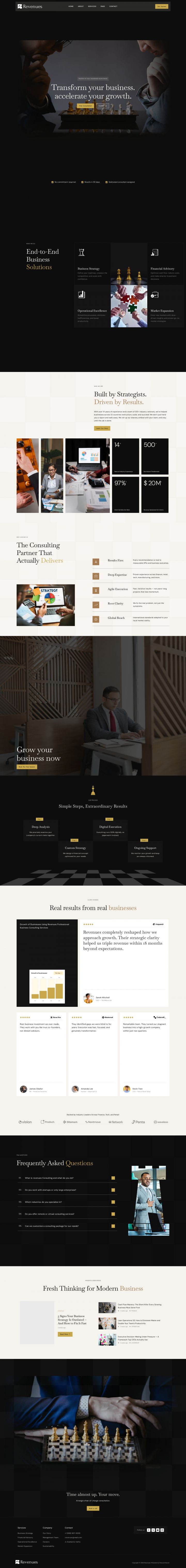 WordPress шаблон ThemeForest Revenues