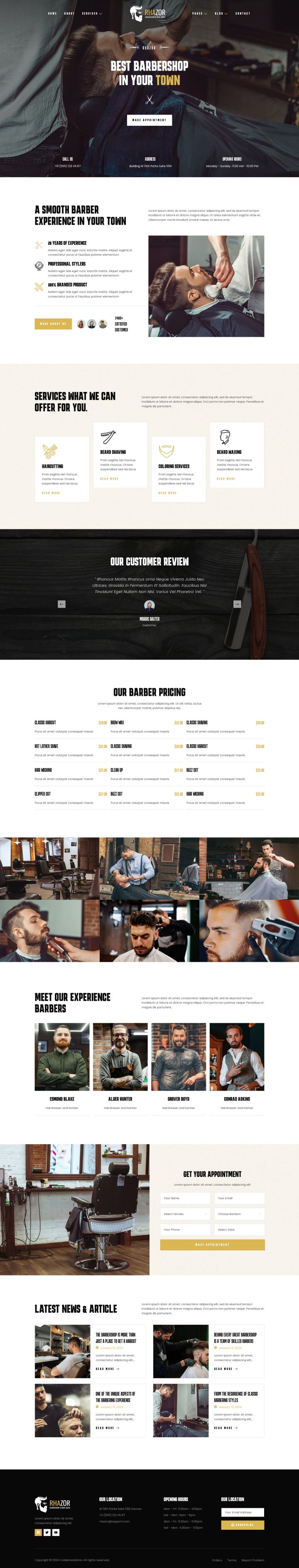 WordPress шаблон ThemeForest Rhazor