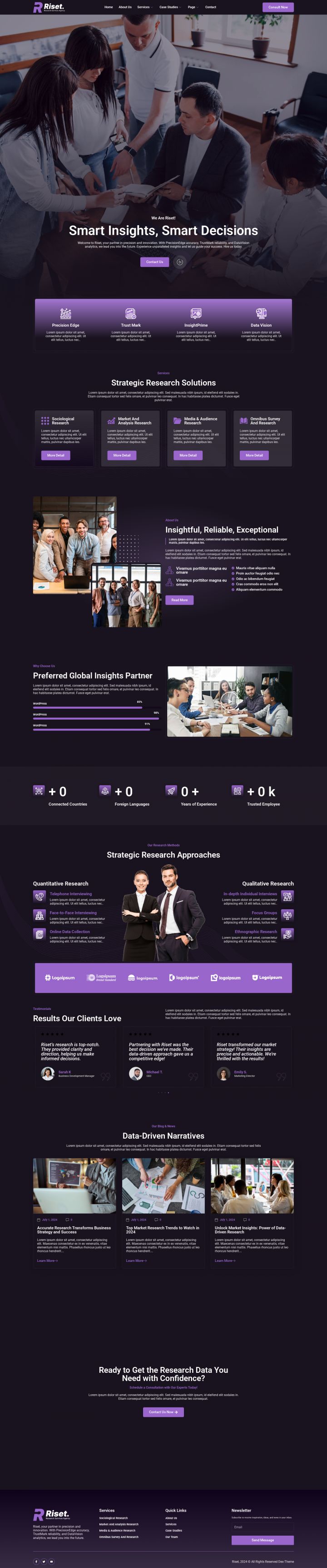 Шаблон ThemeForest Riset WordPress шаблон ThemeForest Riset