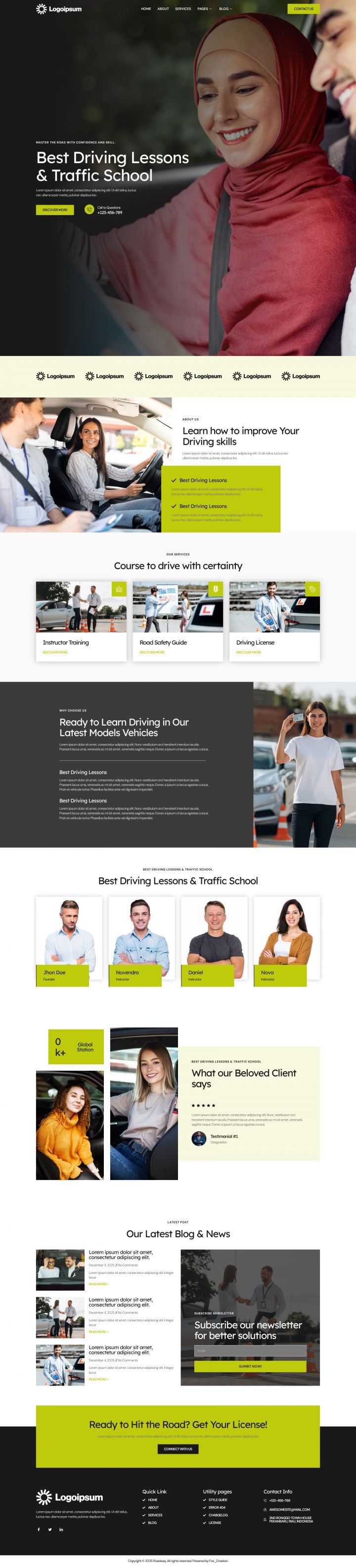 WordPress шаблон ThemeForest Roadway