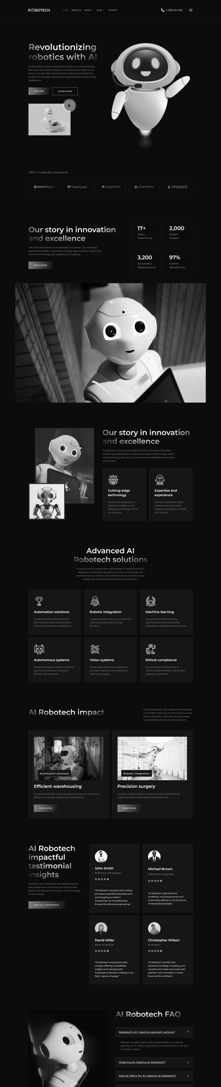WordPress шаблон ThemeForest Robotech