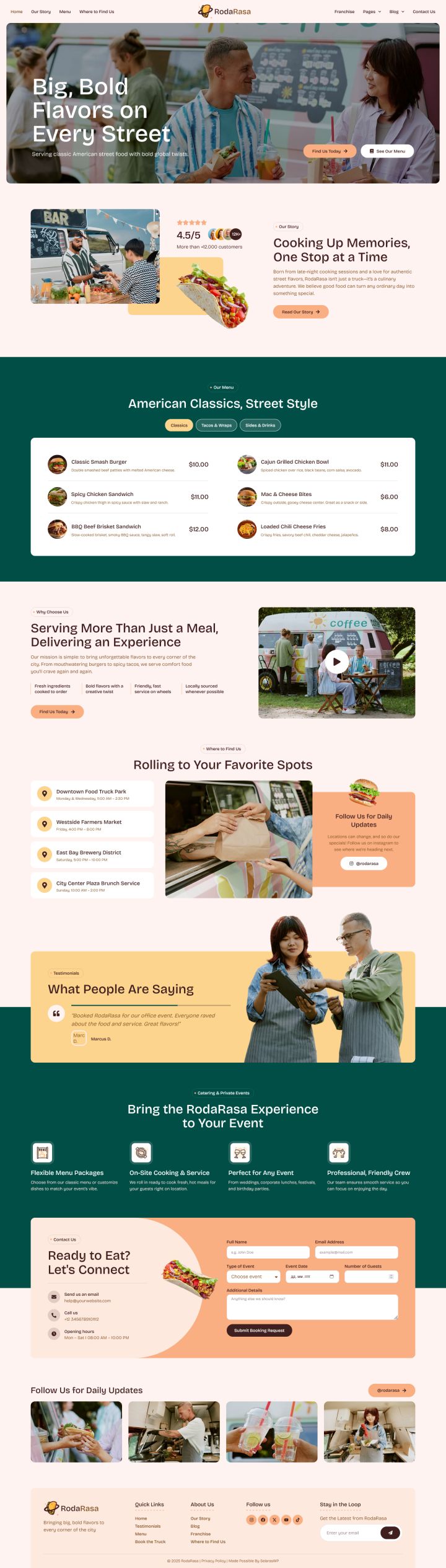 Шаблон ThemeForest RodaRasa WordPress шаблон ThemeForest RodaRasa