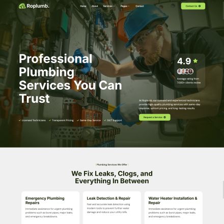 ThemeForest Roplumb