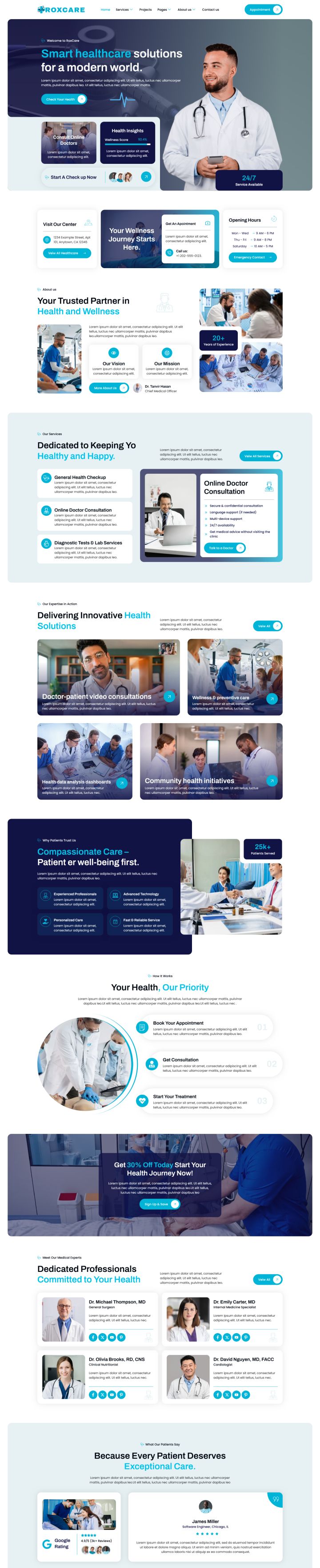 Шаблон ThemeForest RoxCare WordPress шаблон ThemeForest RoxCare