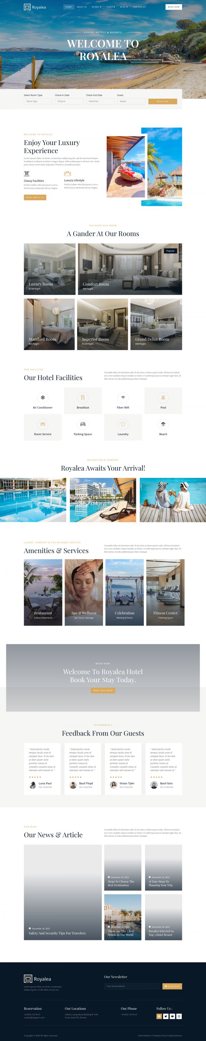 WordPress шаблон ThemeForest Royalea