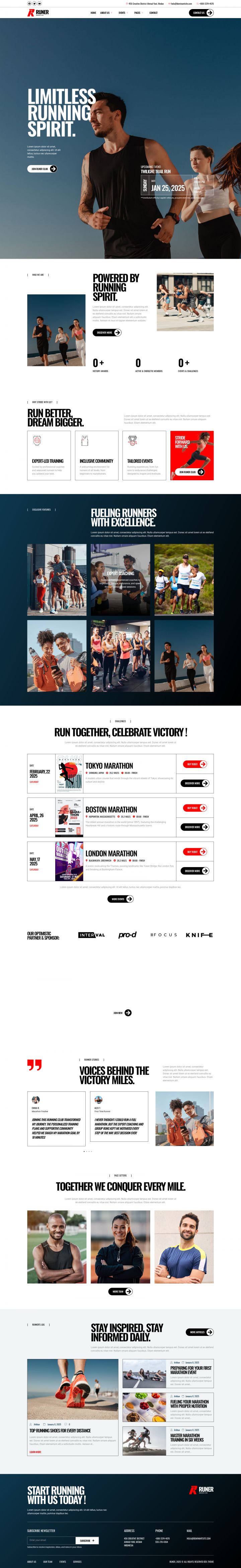 Шаблон ThemeForest Runer WordPress шаблон ThemeForest Runer