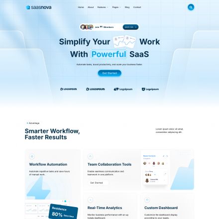 ThemeForest SaaSNova