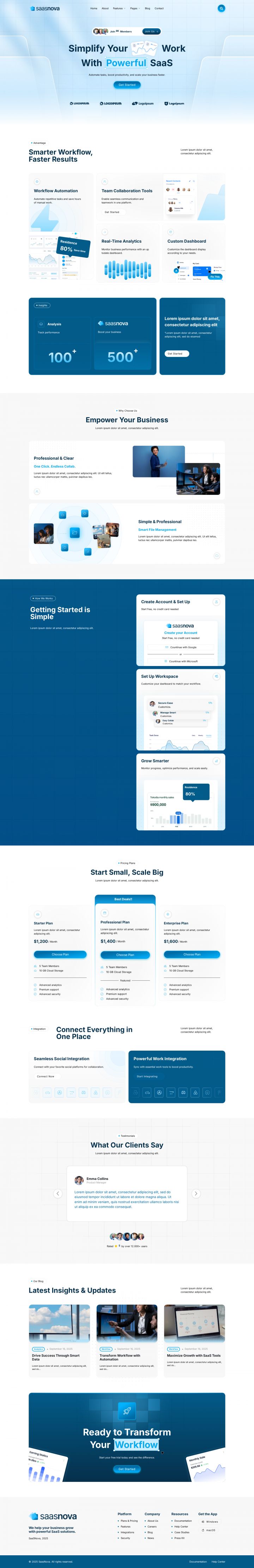 Шаблон ThemeForest SaaSNova WordPress шаблон ThemeForest SaaSNova
