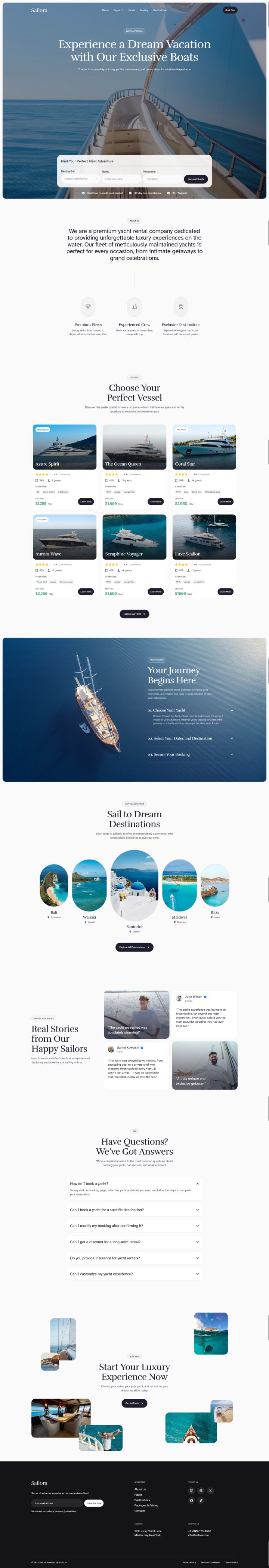 WordPress шаблон ThemeForest Sailora