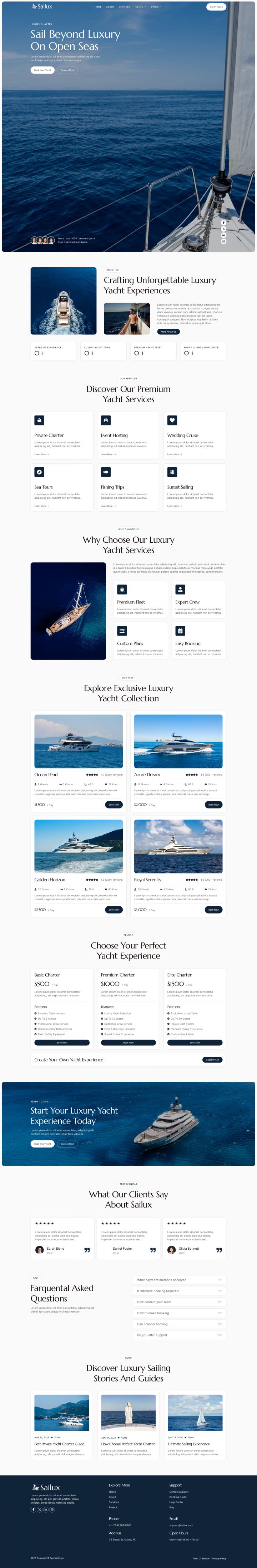 WordPress шаблон ThemeForest Sailux