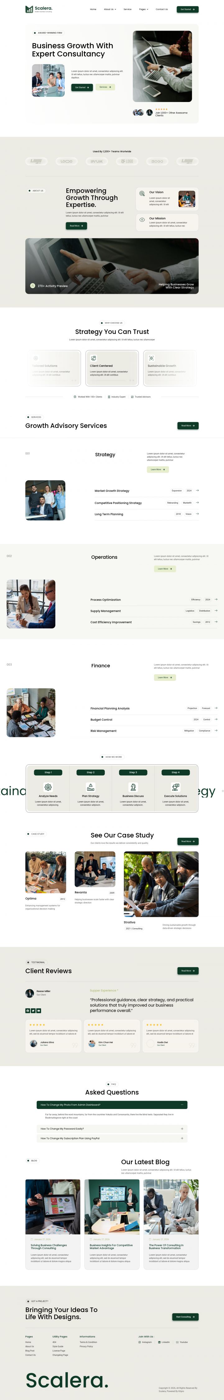 WordPress шаблон ThemeForest Scalera