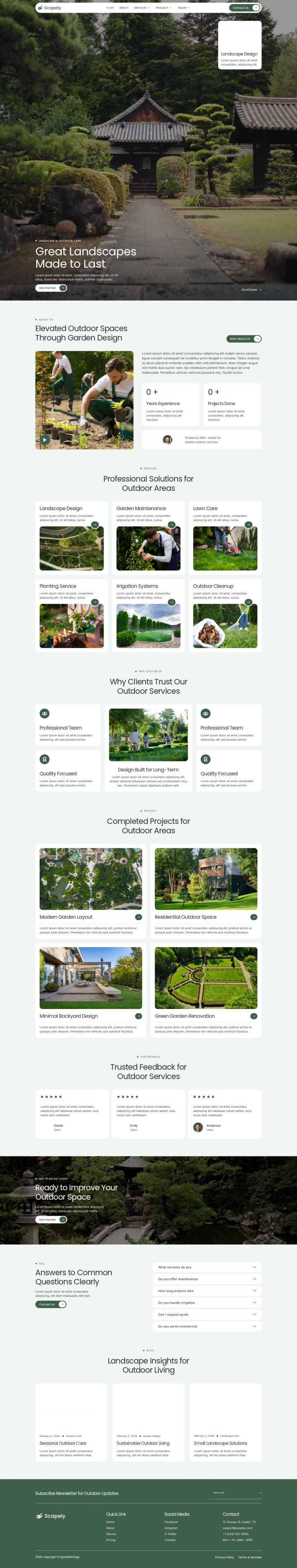 WordPress шаблон ThemeForest Scapely