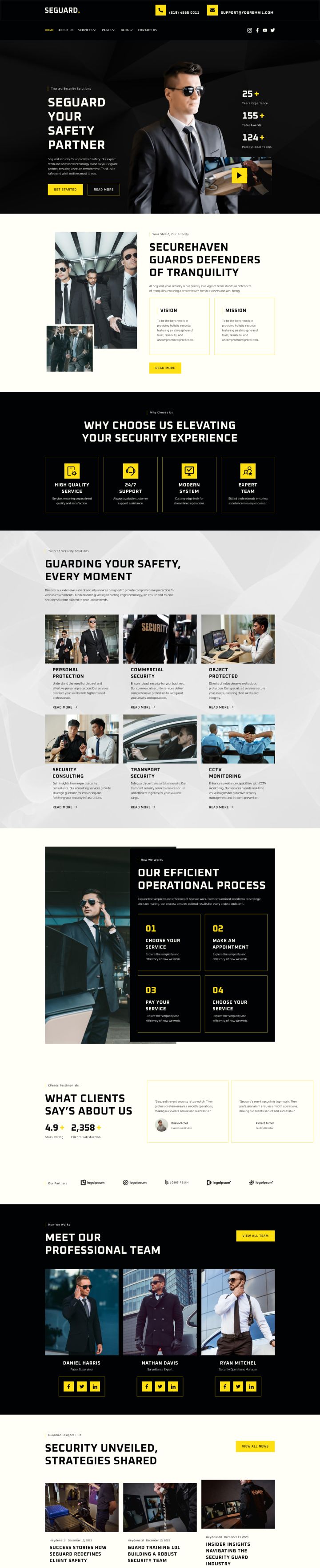 Шаблон ThemeForest Seguard WordPress шаблон ThemeForest Seguard