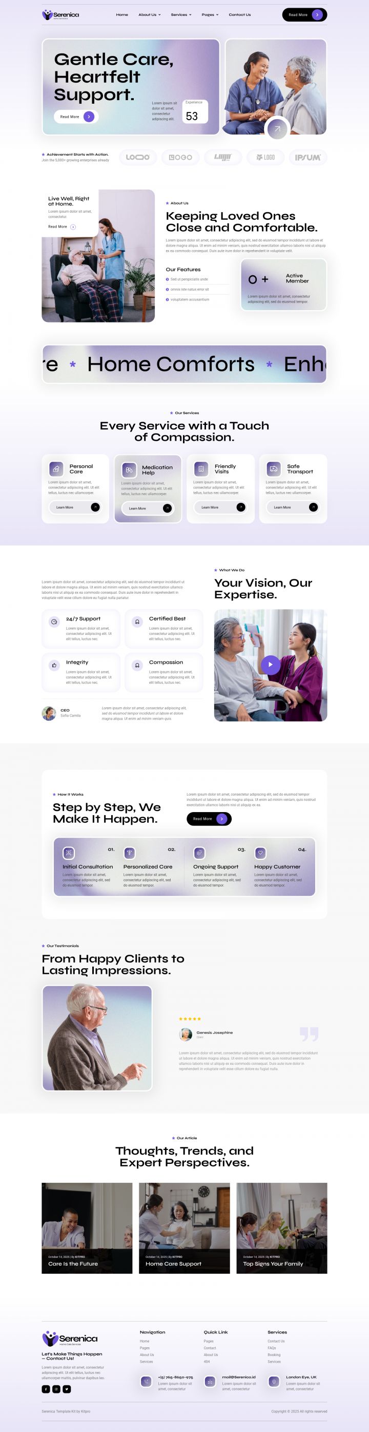 Шаблон ThemeForest Serenica WordPress шаблон ThemeForest Serenica