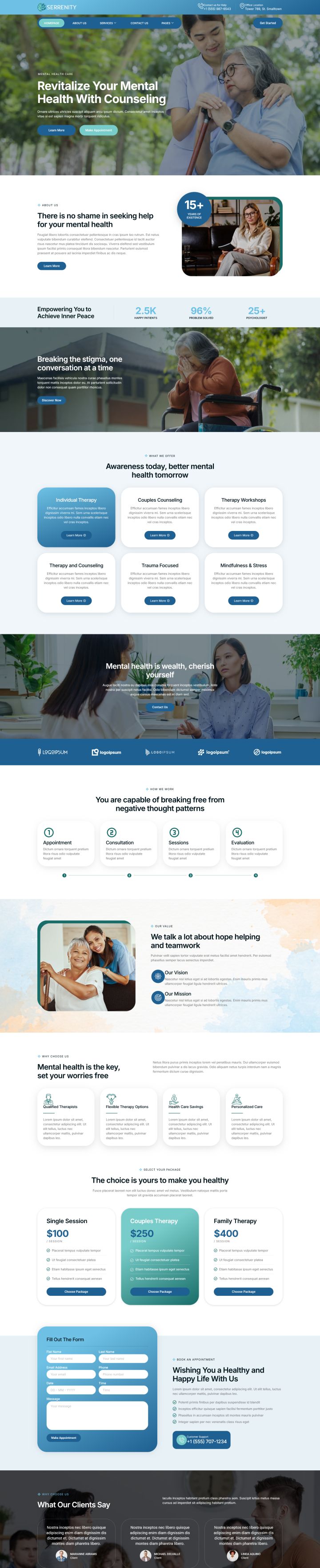 WordPress шаблон ThemeForest Serrenity