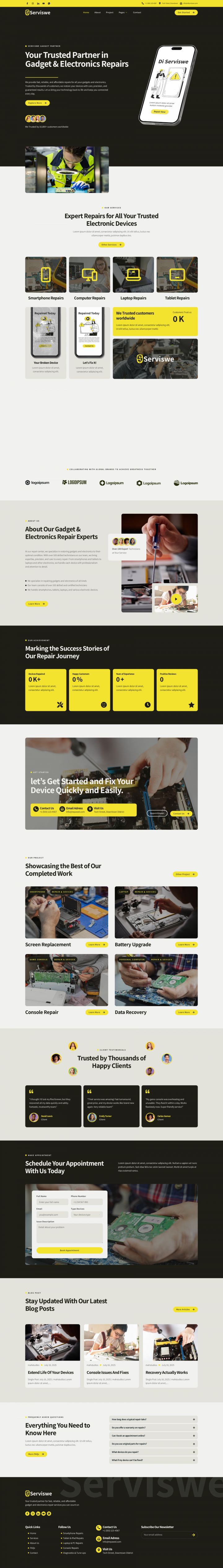 WordPress шаблон ThemeForest Serviswe