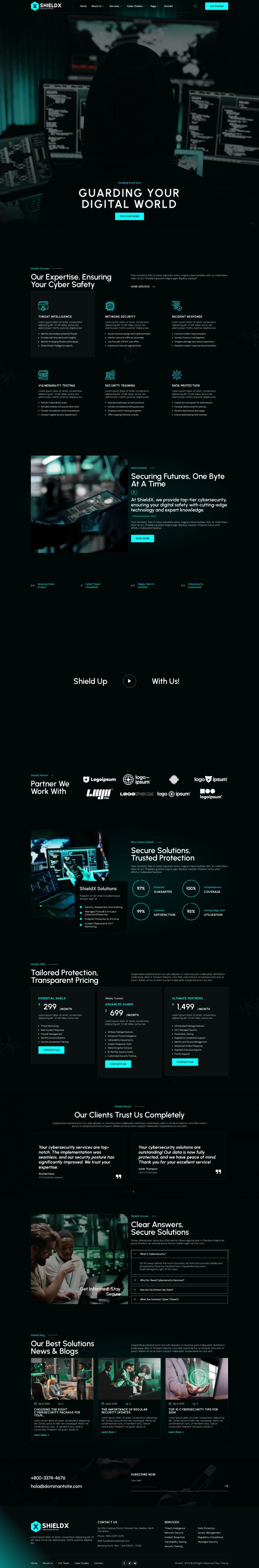 Шаблон ThemeForest ShieldX WordPress шаблон ThemeForest ShieldX