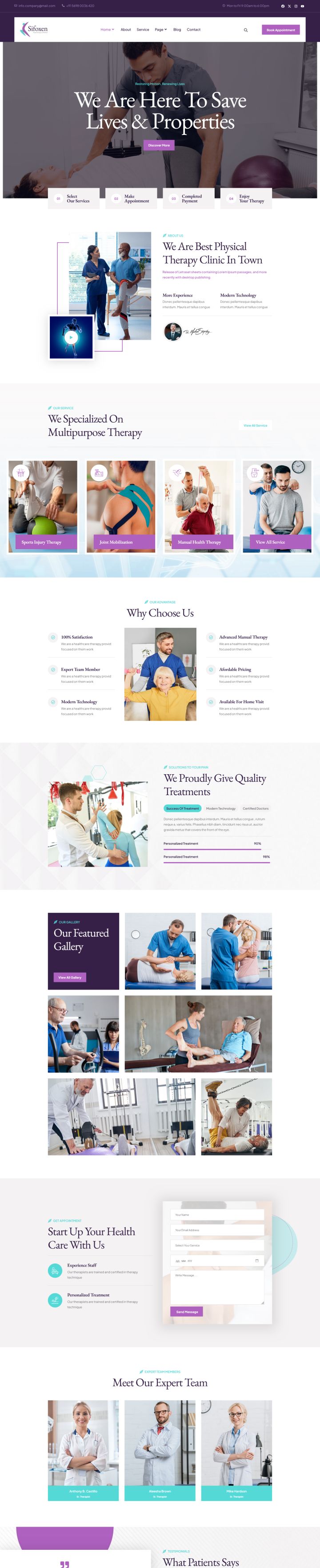 WordPress шаблон ThemeForest Sifoxen