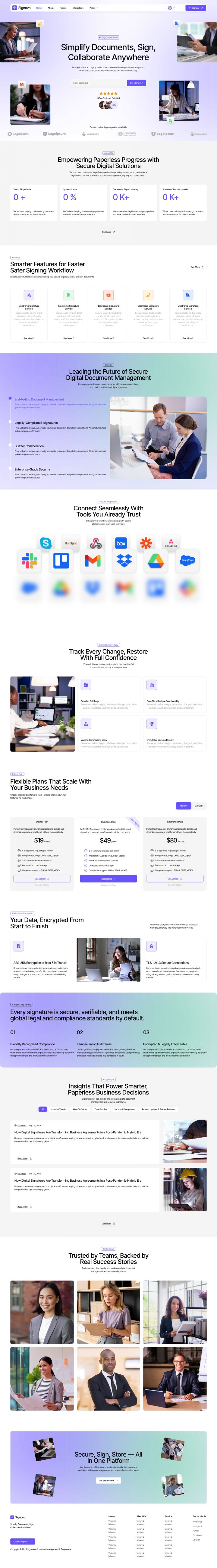 WordPress шаблон ThemeForest Signovo