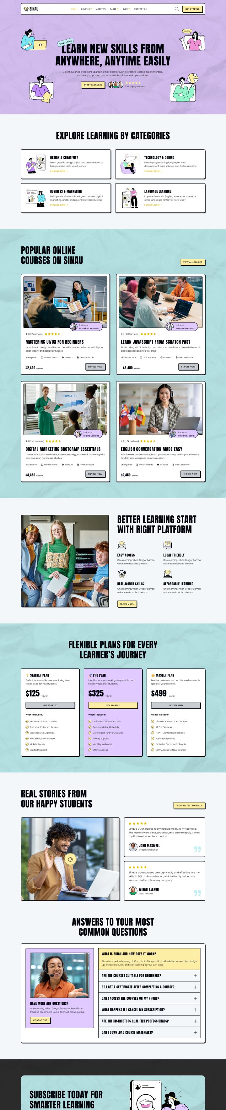 Шаблон ThemeForest Sinau WordPress шаблон ThemeForest Sinau