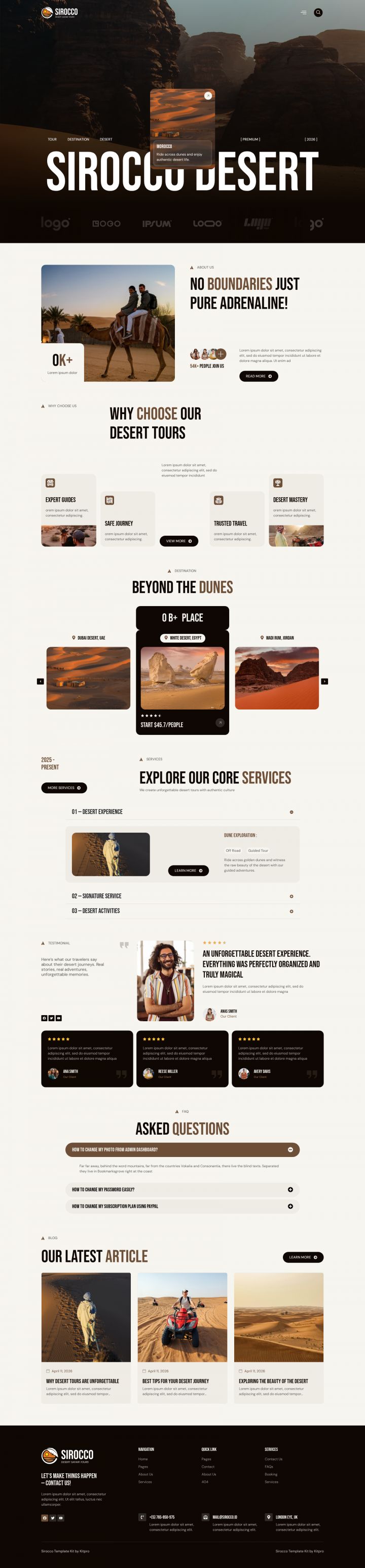 WordPress шаблон ThemeForest Sirocco