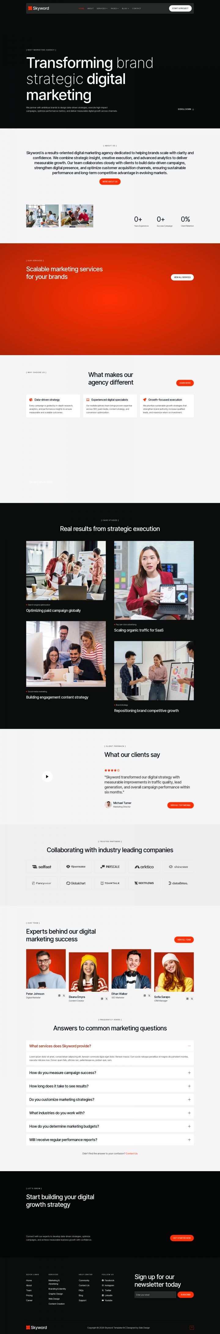 WordPress шаблон ThemeForest Skyword
