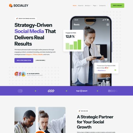 ThemeForest Socialey