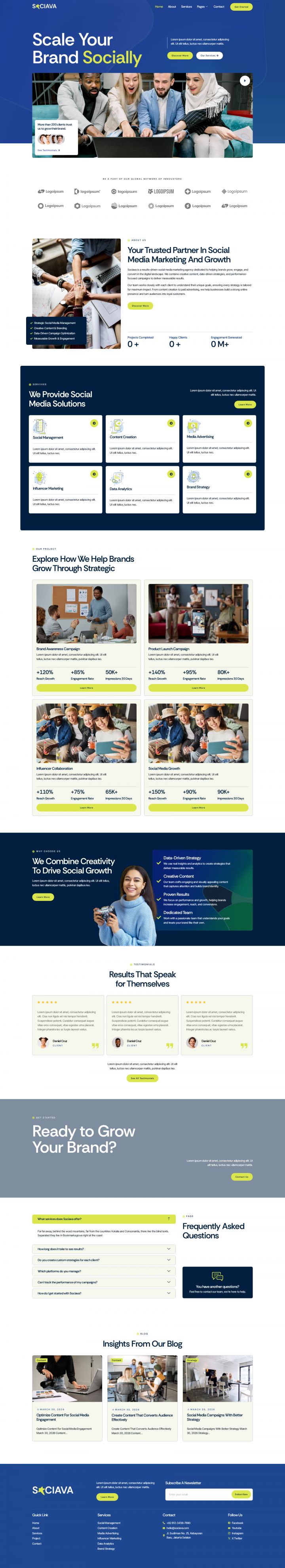 Шаблон ThemeForest Sociava WordPress шаблон ThemeForest Sociava