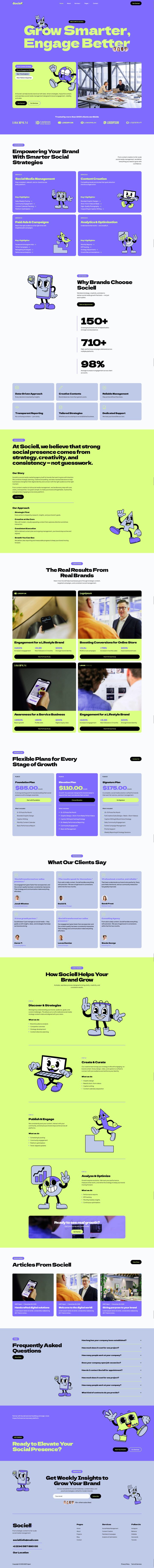 WordPress шаблон ThemeForest Sociell