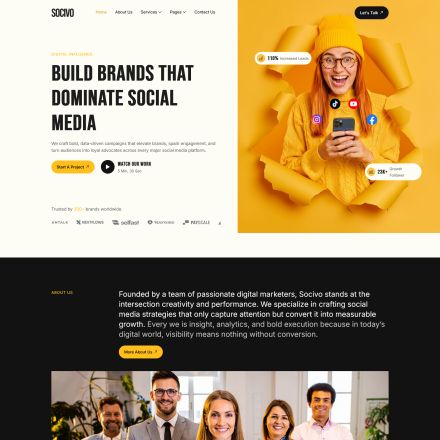 ThemeForest Socivo