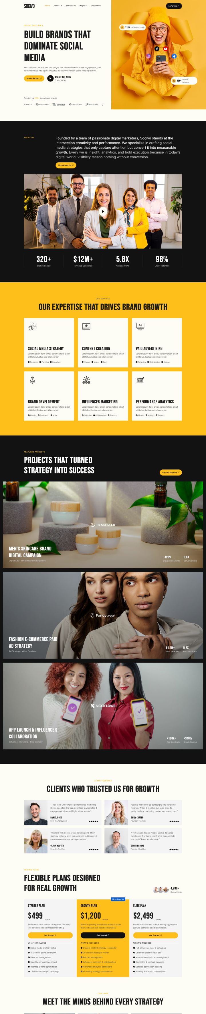 Шаблон ThemeForest Socivo WordPress шаблон ThemeForest Socivo