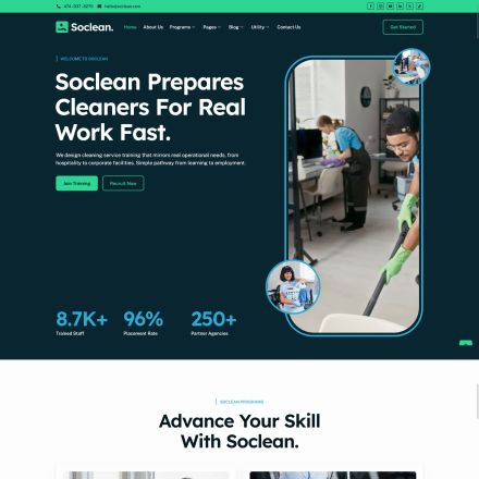 ThemeForest Soclean