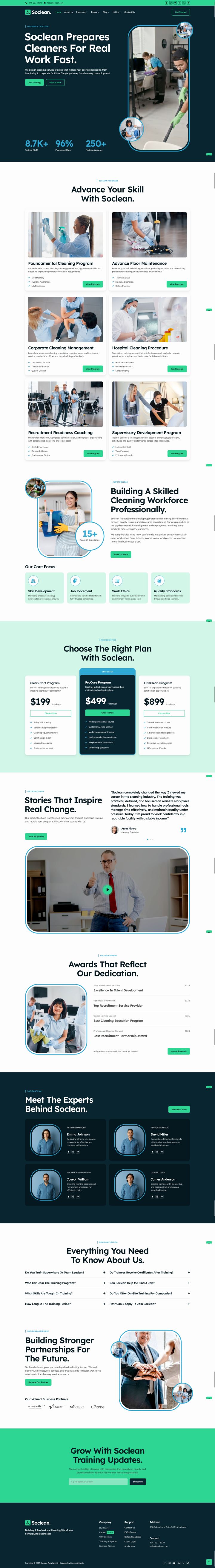 WordPress шаблон ThemeForest Soclean