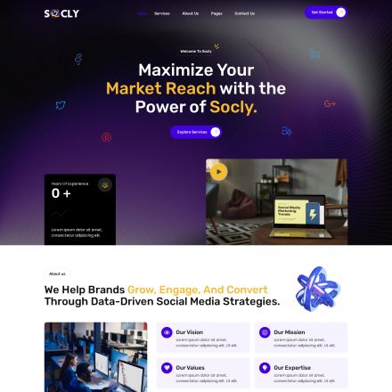 ThemeForest Socly