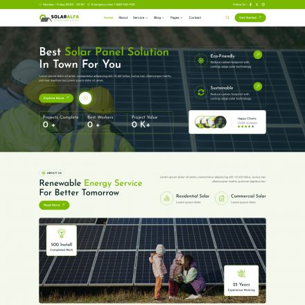 ThemeForest SolarAlfa
