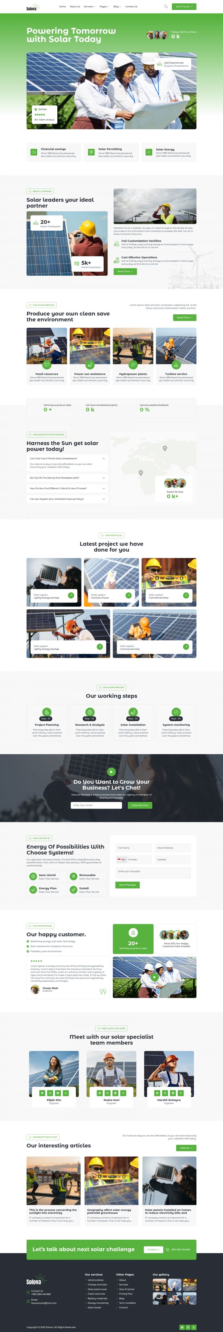 WordPress шаблон ThemeForest Solova