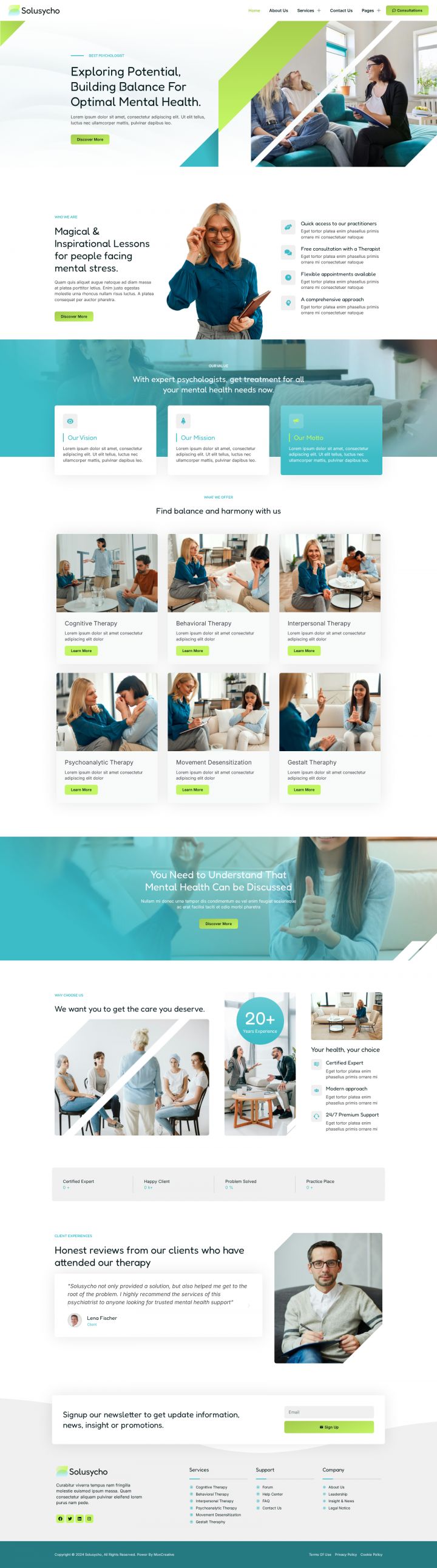 WordPress шаблон ThemeForest Solusycho