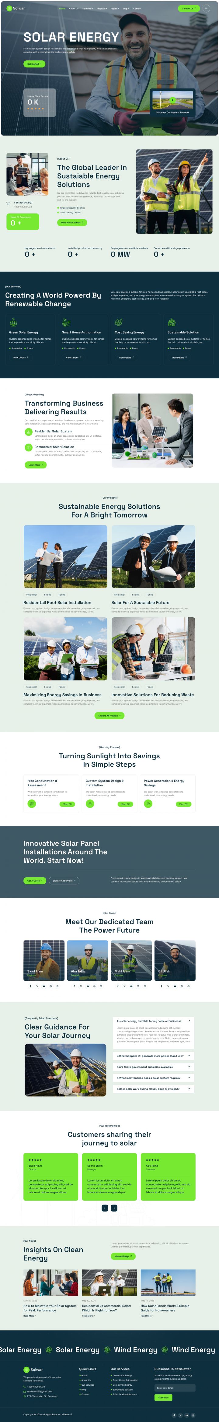 WordPress шаблон ThemeForest Solwar