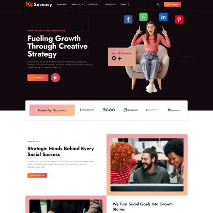 ThemeForest Sovency