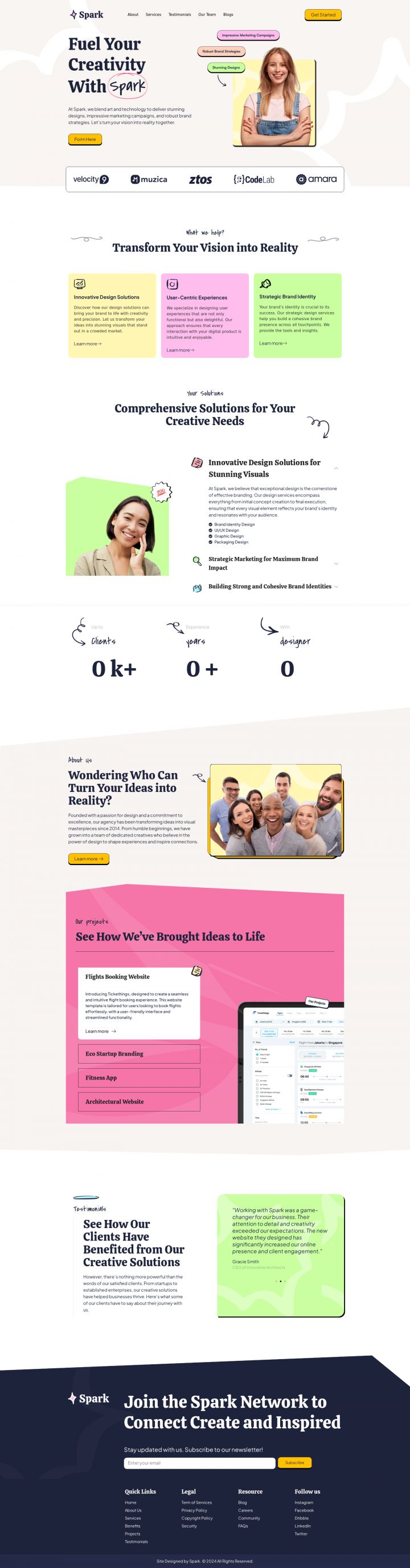 WordPress шаблон ThemeForest Spark