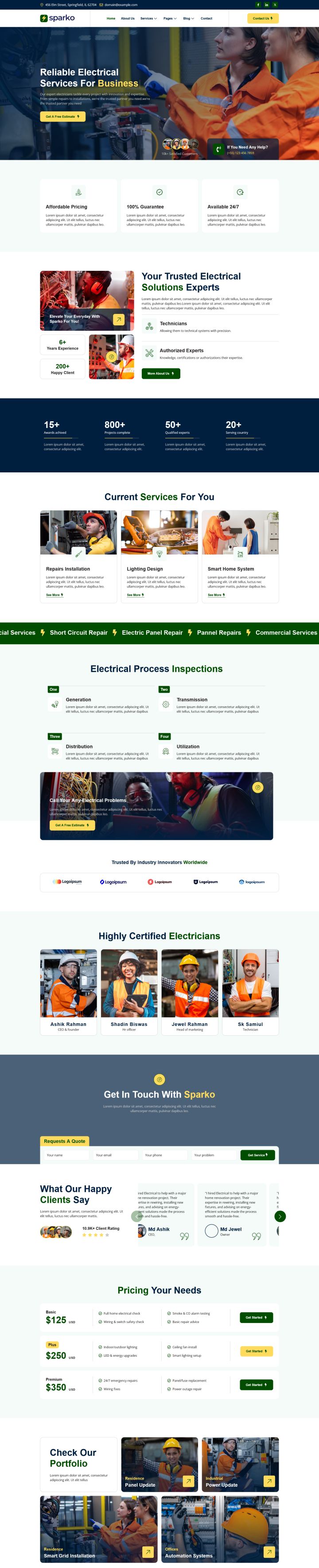 WordPress шаблон ThemeForest Sparko